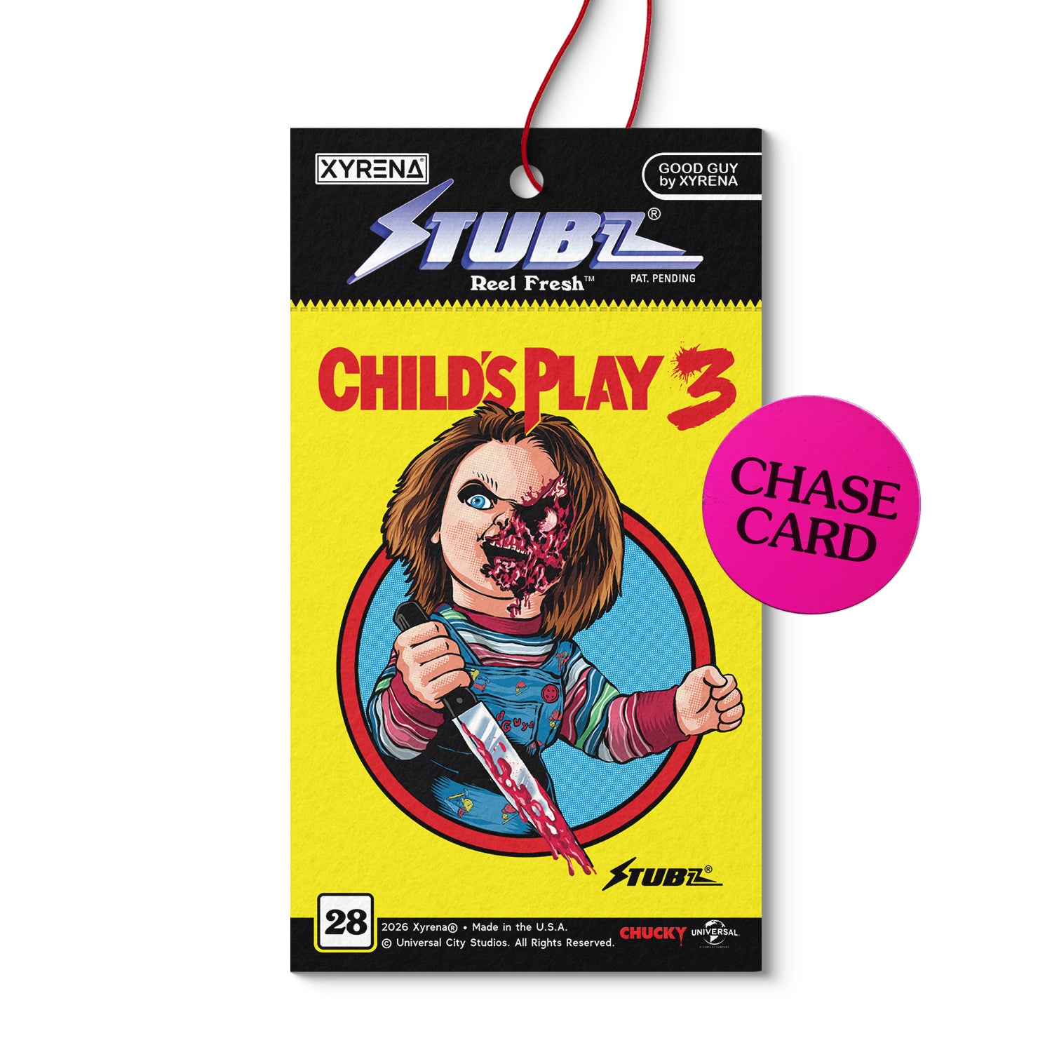 Child's Play 3 - Pizza Face Chucky - Stubz Reel Fresh No. 28